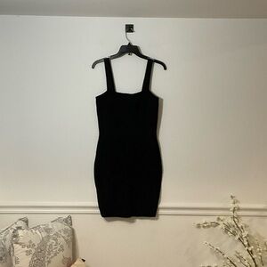 Aqua Black Mini Dress